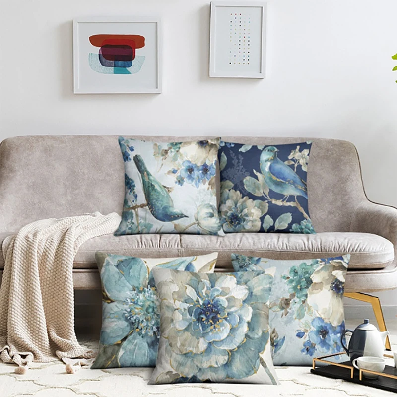 Flower and Bird Print Series Graphic Short Plush Pillowcase Square Pillowcase Sofa Car Pillowcase Office Decoration Pillowcase
Flower and Bird Print Series Graphic Short Plush Pillowcase Square Pillowcase Sofa Car Pillowcase Office Decoration Pillowcase