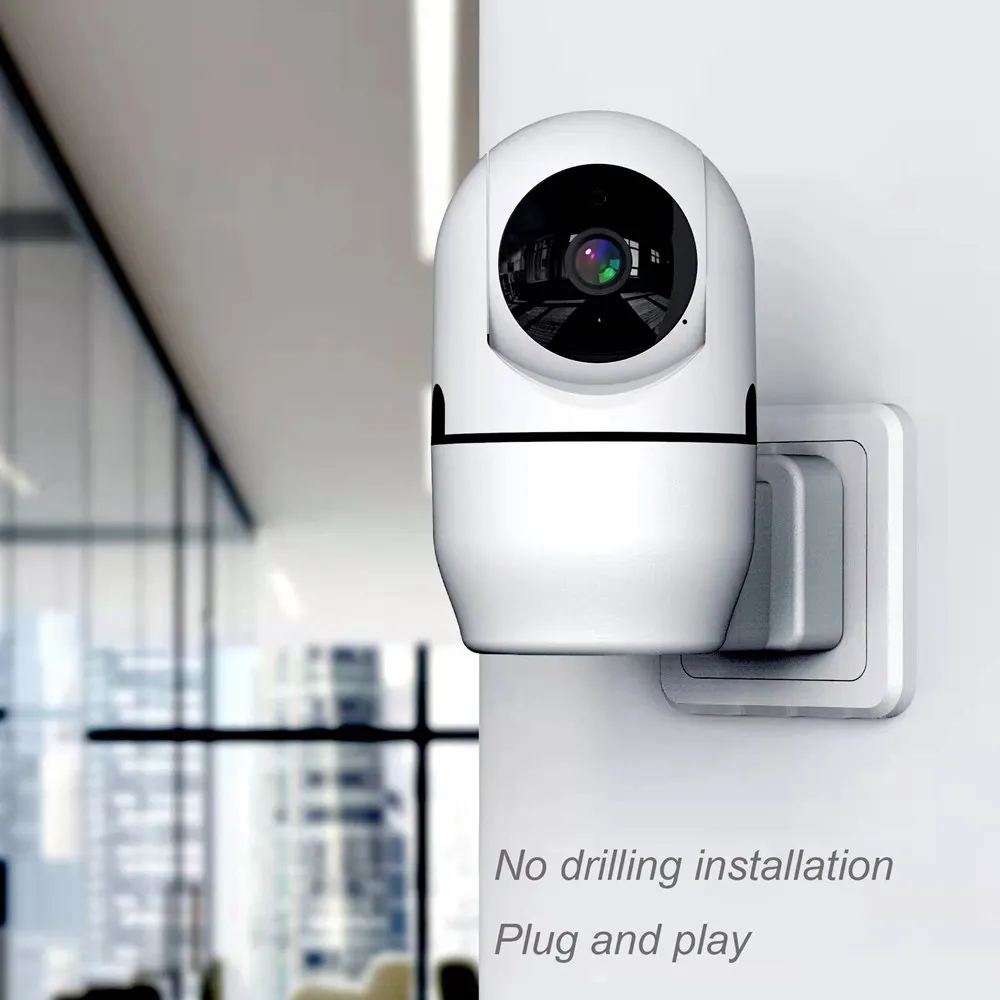 Power Plug Rotate IP Camera TUYA YI IOT APP 3MP PTZ WIFI CAM No Drilling Simple Installation Single Source Infrared Night Vision
Power Plug Rotate IP Camera TUYA YI IOT APP 3MP PTZ WIFI CAM No Drilling Simple Installation Single Source Infrared Night Vision