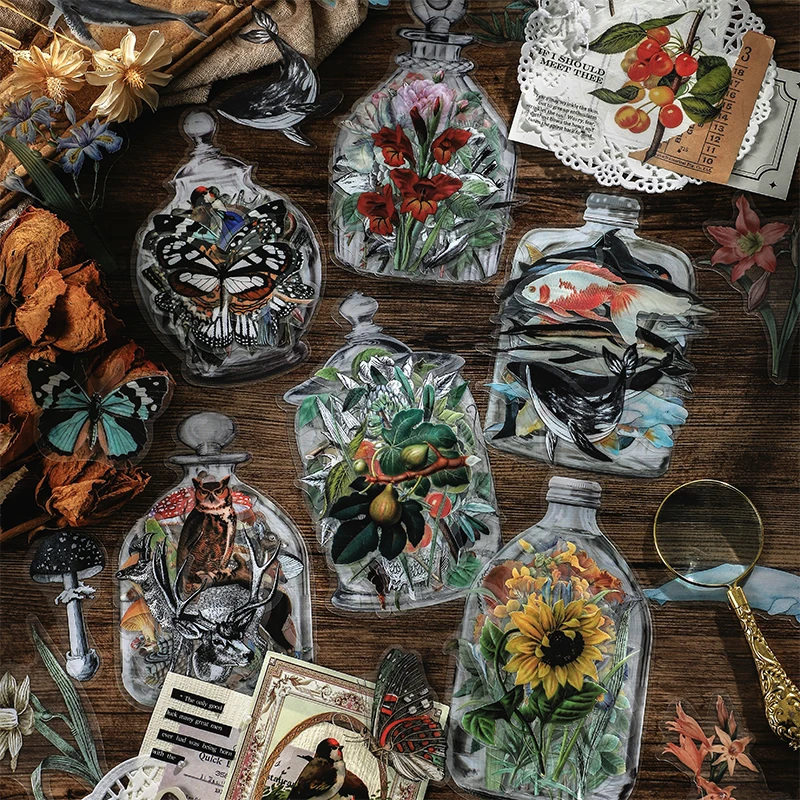 6 Designs Infeel.Me Plants, Fish & Bugs Collection PET Sticker Pack Brochure DIY Decorative Collage Material Stickers 20 Sheets
6 Designs Infeel.Me Plants, Fish & Bugs Collection PET Sticker Pack Brochure DIY Decorative Collage Material Stickers 20 Sheets