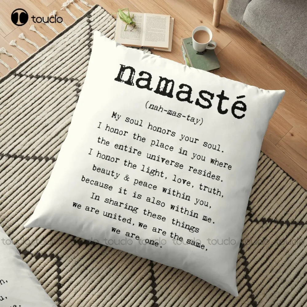 Namaste. Throw Pillow Valentine Pillows Polyester Linen Printed Zip Decor Pillow Case Home Hotel Fashion Bedroom Square Cushion
Namaste. Throw Pillow Valentine Pillows Polyester Linen Printed Zip Decor Pillow Case Home Hotel Fashion Bedroom Square Cushion