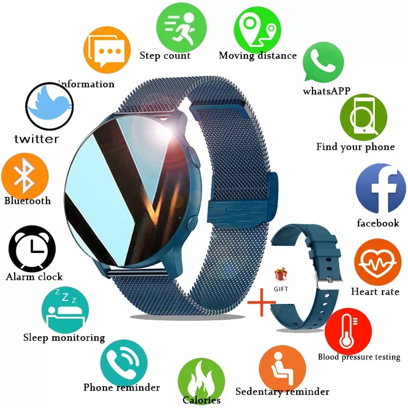 New Women Fashion Smart Watch Heart RateBlood Pressure, Monitor Smartwatches IP68 Waterproof Sports Smartwatch for IOS Android
New Women Fashion Smart Watch Heart RateBlood Pressure, Monitor Smartwatches IP68 Waterproof Sports Smartwatch for IOS Android