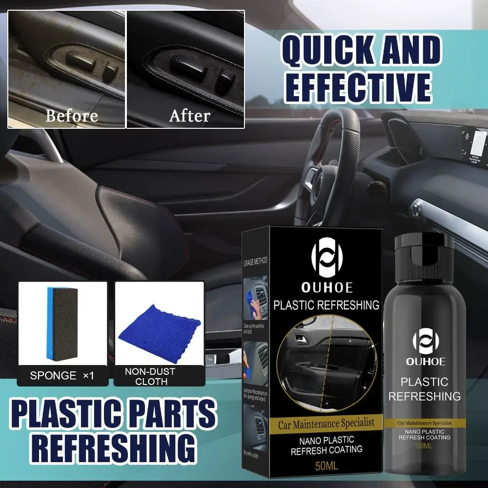 Cloth Refurbishing Planting 30ML Refurbished Agents Refreshing Car Plastics Plastics Revitalizing Coating Agent
Cloth Refurbishing Planting 30ML Refurbished Agents Refreshing Car Plastics Plastics Revitalizing Coating Agent