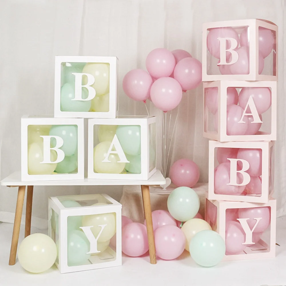 Baby Alphabet Transparent Box Birthday Balloon Box Wedding Globos 1st Birthday Party Decoration Kids Latex Balloon Baby Shower
Baby Alphabet Transparent Box Birthday Balloon Box Wedding Globos 1st Birthday Party Decoration Kids Latex Balloon Baby Shower