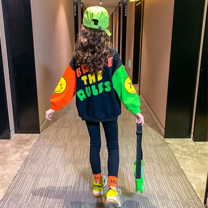 2022 New Autumn Girls Clothing Sets Winter Teens Tracksuit Big Children's Casual Sweater+ Pants Kids Sports Suits 4 5 7 9 11 13y
2022 New Autumn Girls Clothing Sets Winter Teens Tracksuit Big Children's Casual Sweater+ Pants Kids Sports Suits 4 5 7 9 11 13y