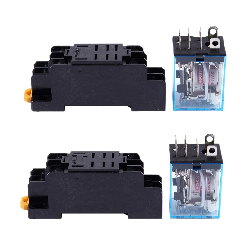 JFBL Hot 2X LY2NJ HH62P-L JQX-13F 220V AC Coil DPDT Power Relay 8 Pin With PTF08A Socket
JFBL Hot 2X LY2NJ HH62P-L JQX-13F 220V AC Coil DPDT Power Relay 8 Pin With PTF08A Socket