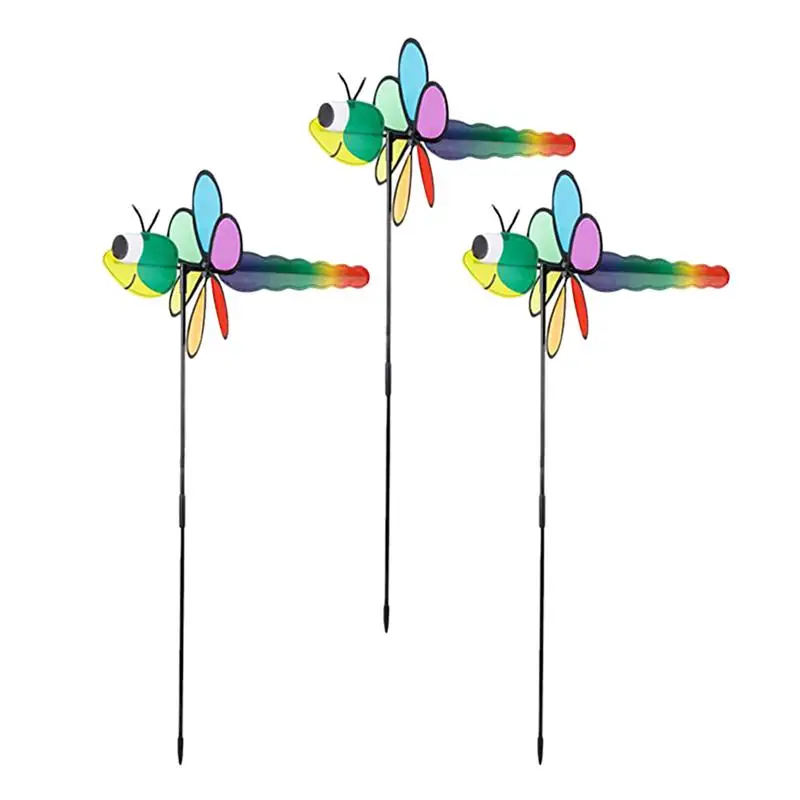 3 Pcs Dragonfly Windmills Decorative Garden Pinwheels Children Windmills Toys 3D Dragonfly Windmill With Garden Stake
3 Pcs Dragonfly Windmills Decorative Garden Pinwheels Children Windmills Toys 3D Dragonfly Windmill With Garden Stake