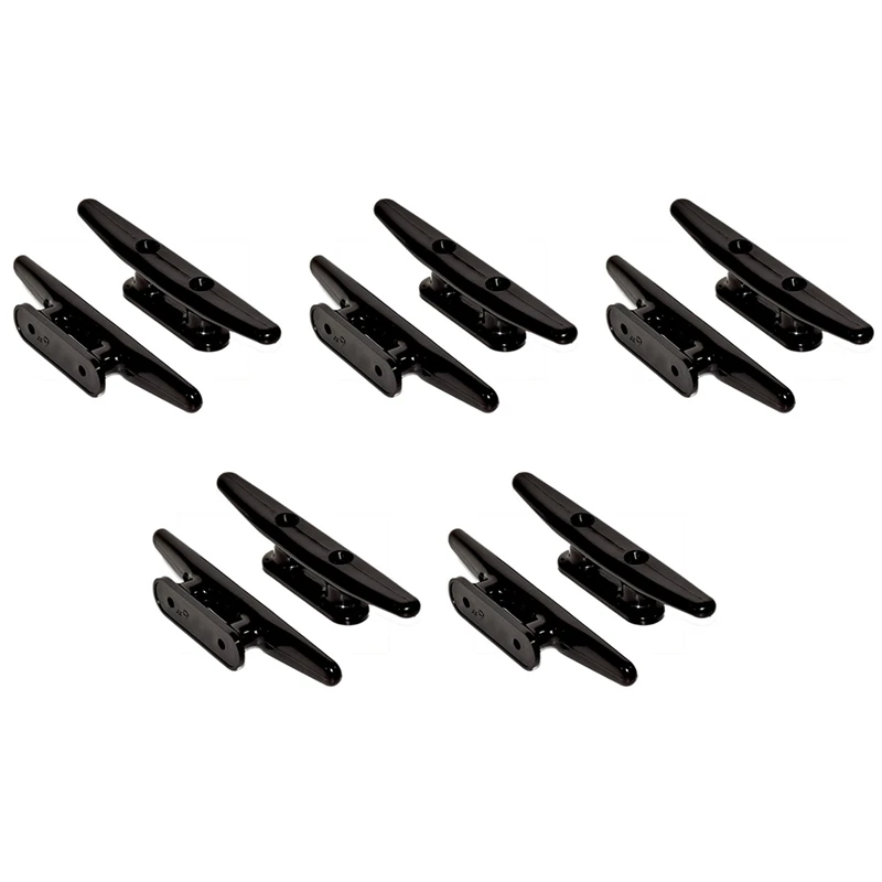 Black Nylon Boat Cleat 6 Inch - Rope Cleat, Kayak, Boat Dock Cleats - Perfect for Marine, Deck, Nautical Decor
Black Nylon Boat Cleat 6 Inch - Rope Cleat, Kayak, Boat Dock Cleats - Perfect for Marine, Deck, Nautical Decor