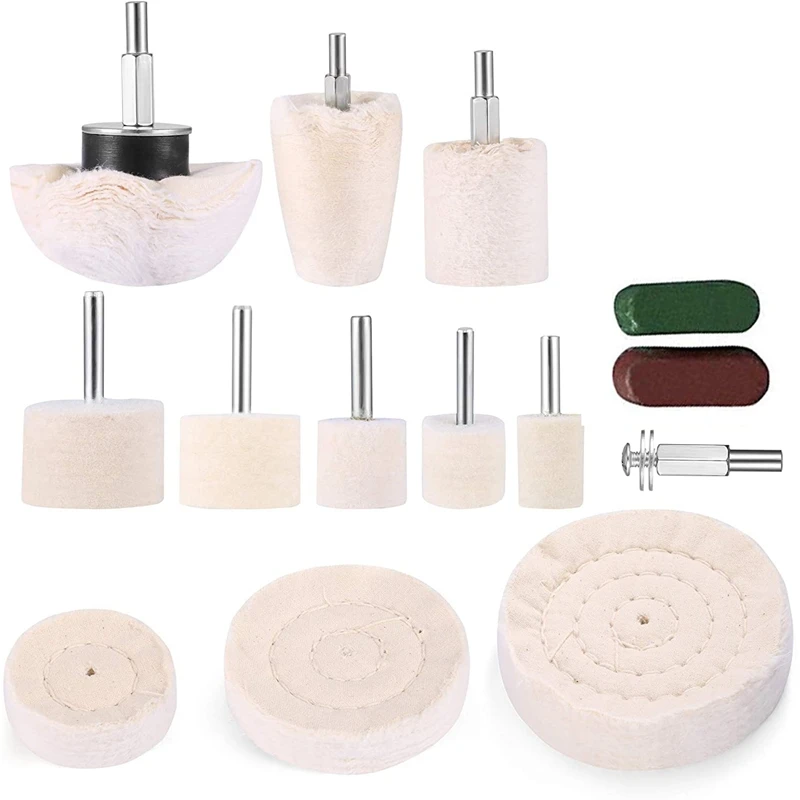 14Pcs Polishing Accessories, Cordless Screwdriver, Drill Bit, Polishing Disc Set, Wheel Polishing Cone, Polishing Pad
14Pcs Polishing Accessories, Cordless Screwdriver, Drill Bit, Polishing Disc Set, Wheel Polishing Cone, Polishing Pad