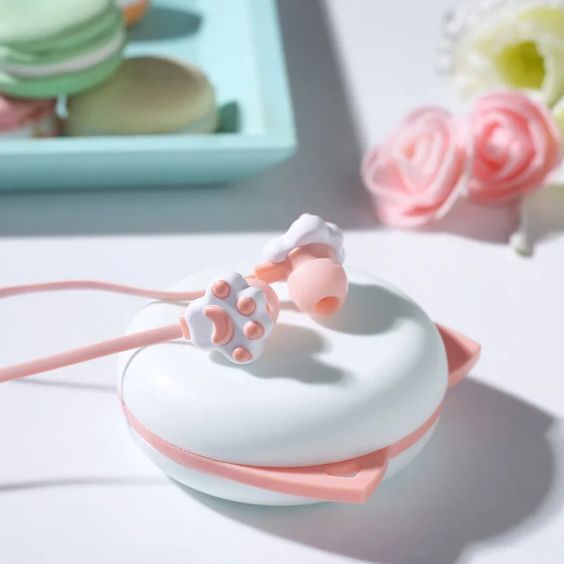 Childs Earphone New Lovely Cute Cartoon Cat Paw 3.5mm In-ear Earphone with Rotate Case with Microphone for IPhone Samsung Xiaomi
Childs Earphone New Lovely Cute Cartoon Cat Paw 3.5mm In-ear Earphone with Rotate Case with Microphone for IPhone Samsung Xiaomi