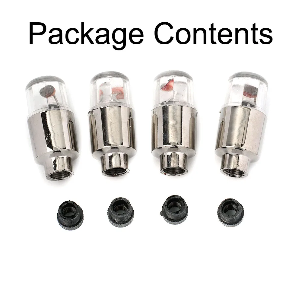 4pcs Car Wheel Colorful Flashing Lights Wheel Tire Tyre Air Valve Stem LED Light Cap Cover Accessories Fit Bike Car Motorcycle
4pcs Car Wheel Colorful Flashing Lights Wheel Tire Tyre Air Valve Stem LED Light Cap Cover Accessories Fit Bike Car Motorcycle