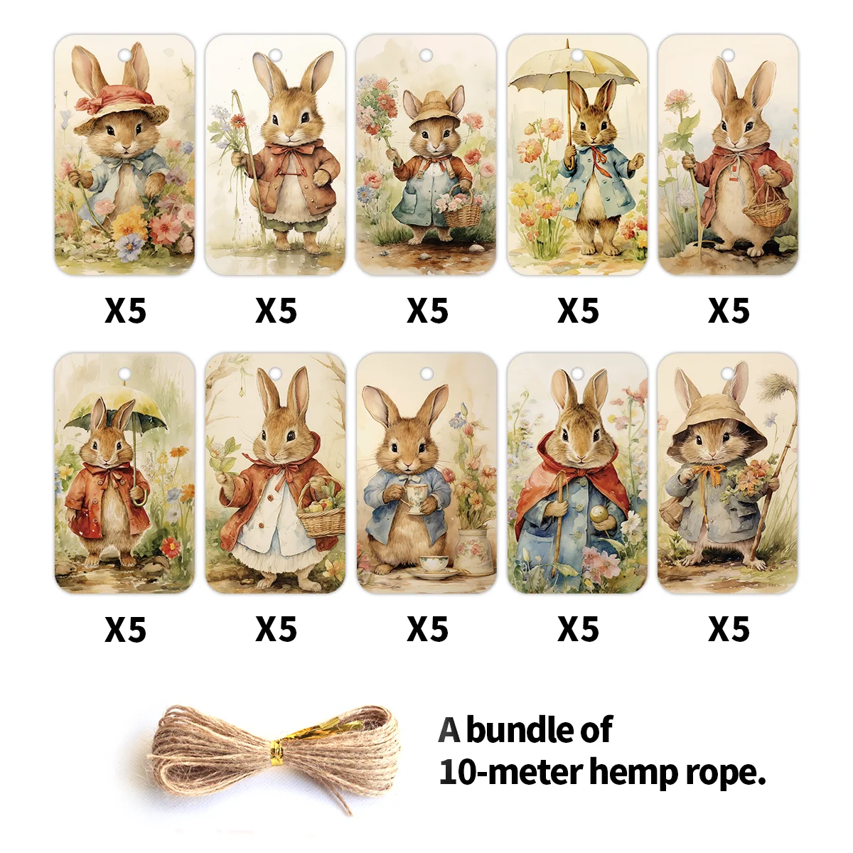 Пасхальные бирки-яйца кролики картон 50 шт
Пасхальные бирки-яйца кролики картон 50 шт