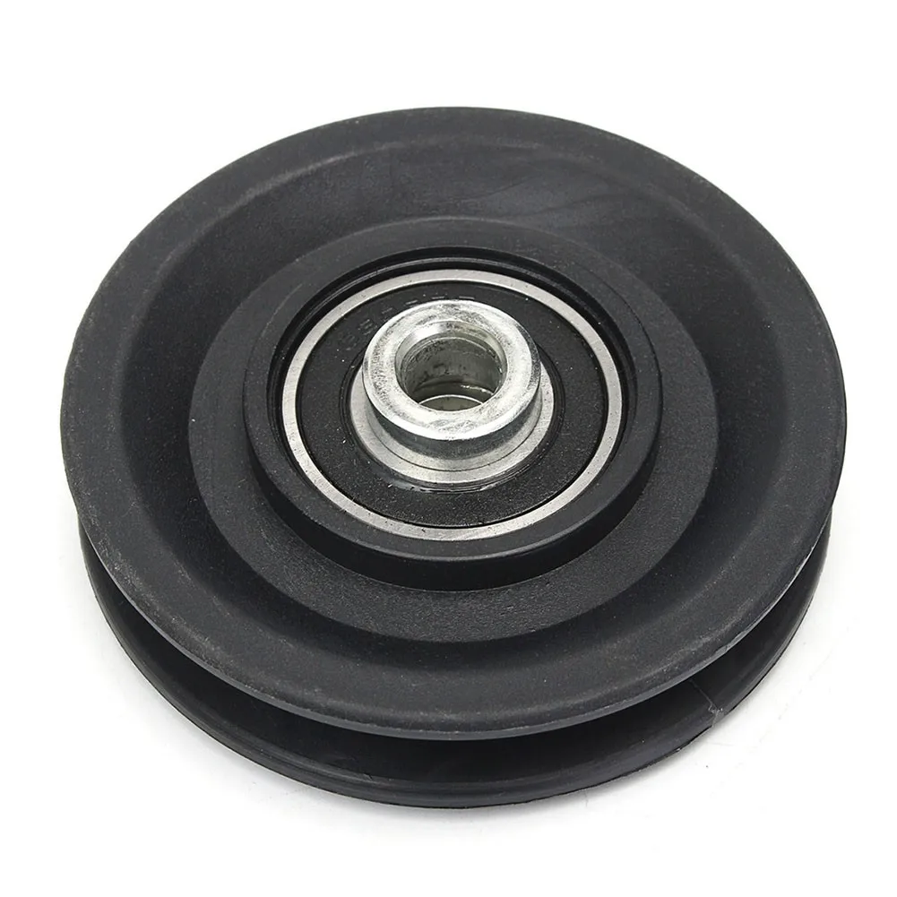 Brand New Durable High Quality Duable Practical Pulley Wheel Equipment Parts 90*18*10mm Bearing Black Equipment Fitness
Brand New Durable High Quality Duable Practical Pulley Wheel Equipment Parts 90*18*10mm Bearing Black Equipment Fitness