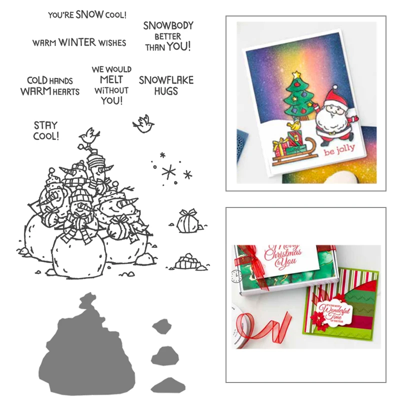 Snowman Pile Metal Cutting Dies And Stamps For Diy Dies Scrapbooking Embossing Stencil Handmade Christmas Decoration Craft Dies
Snowman Pile Metal Cutting Dies And Stamps For Diy Dies Scrapbooking Embossing Stencil Handmade Christmas Decoration Craft Dies