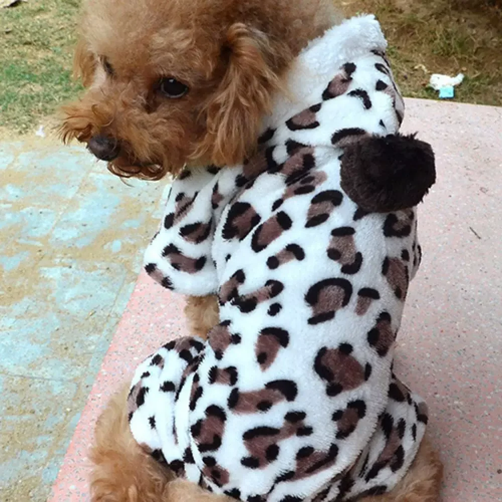 New in Supplies Leopard Warm Winter Pet Dog Puppy Clothes Hoodie Jumpsuit Pajamas Outwear christmas decoration navidad noel chri
New in Supplies Leopard Warm Winter Pet Dog Puppy Clothes Hoodie Jumpsuit Pajamas Outwear christmas decoration navidad noel chri