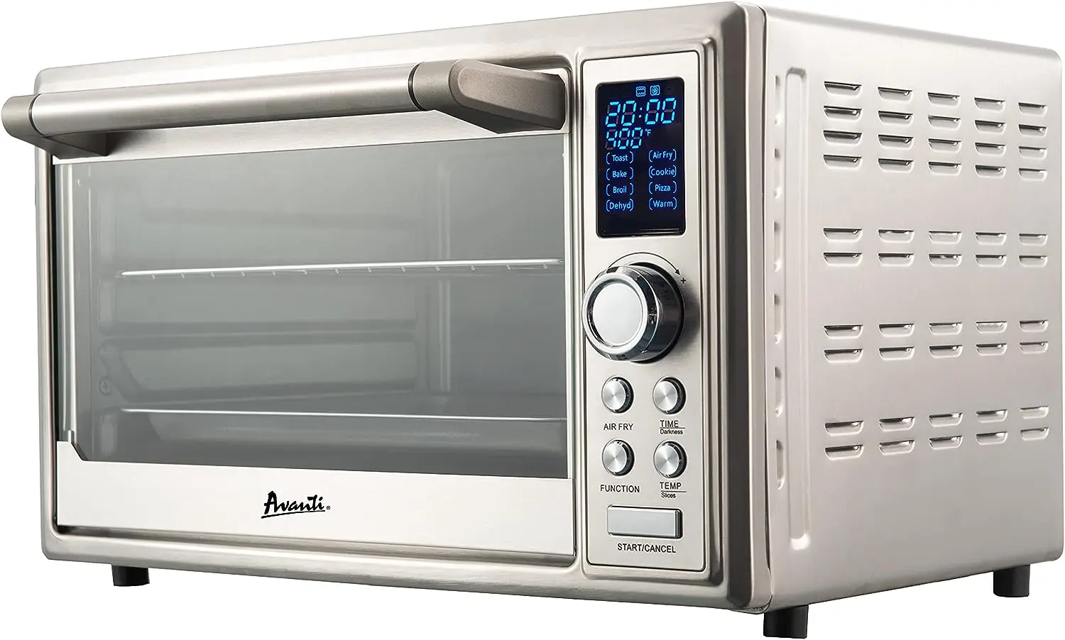 Air Fryer Oven Combo with 8 Pre-Set Functions and Digital Controls, 90 Minute Timer and Auto Shut-Off, 0.8 Cu.Ft, Metallic
Air Fryer Oven Combo with 8 Pre-Set Functions and Digital Controls, 90 Minute Timer and Auto Shut-Off, 0.8 Cu.Ft, Metallic