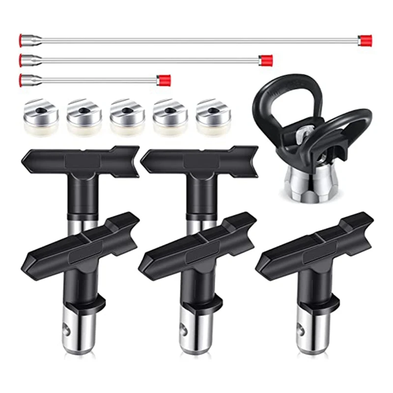 9 Pieces Airless Paint Spray Set For Airless Spraying Machine Paint Accessories (211, 313, 415, 517, 623)
9 Pieces Airless Paint Spray Set For Airless Spraying Machine Paint Accessories (211, 313, 415, 517, 623)