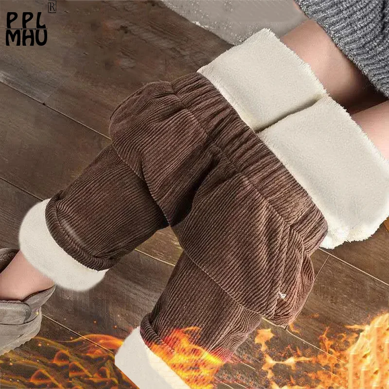 Winter Vintage Brown Corduroy Pants Women Casual Elastic Waist Thick Plus Velvet Harem Trousers 2022 Basic Super Warm Pantalones
Winter Vintage Brown Corduroy Pants Women Casual Elastic Waist Thick Plus Velvet Harem Trousers 2022 Basic Super Warm Pantalones