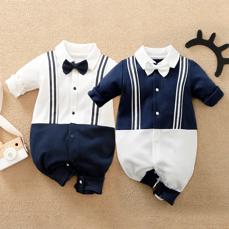 Bodysuits for Infants Things for Babies Boy Baby Set Gentleman Long Sleeve Onesie Newborn Crawl Suit Cotton Spring/summer Romper
Bodysuits for Infants Things for Babies Boy Baby Set Gentleman Long Sleeve Onesie Newborn Crawl Suit Cotton Spring/summer Romper