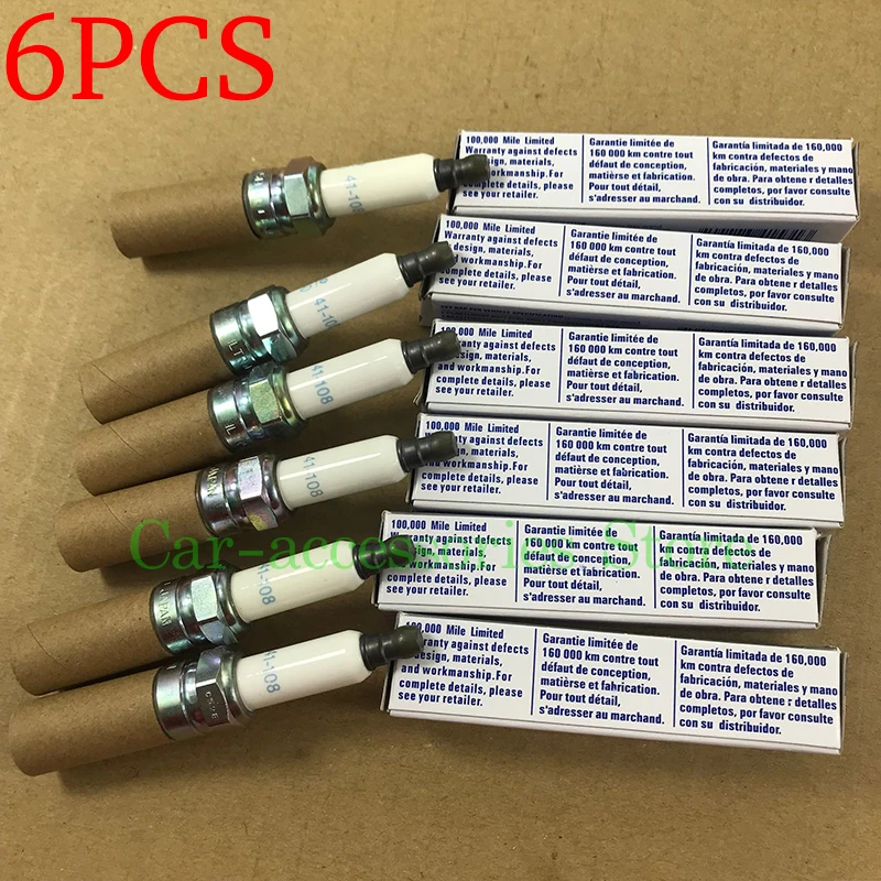 6PCS Iridium Spark Plugs For Chevrolet Aveo Captiva Equinox Terrain Buick Allure LaCrosse GMC Cadillac 41-108
6PCS Iridium Spark Plugs For Chevrolet Aveo Captiva Equinox Terrain Buick Allure LaCrosse GMC Cadillac 41-108