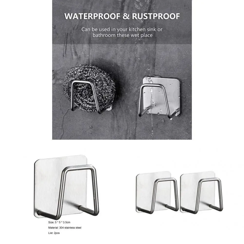 2Pcs Sponge Storage Rack Useful Polished Thickened Kitchen Accessories Sponge Storage Holder Sink Sponge Rack
2Pcs Sponge Storage Rack Useful Polished Thickened Kitchen Accessories Sponge Storage Holder Sink Sponge Rack