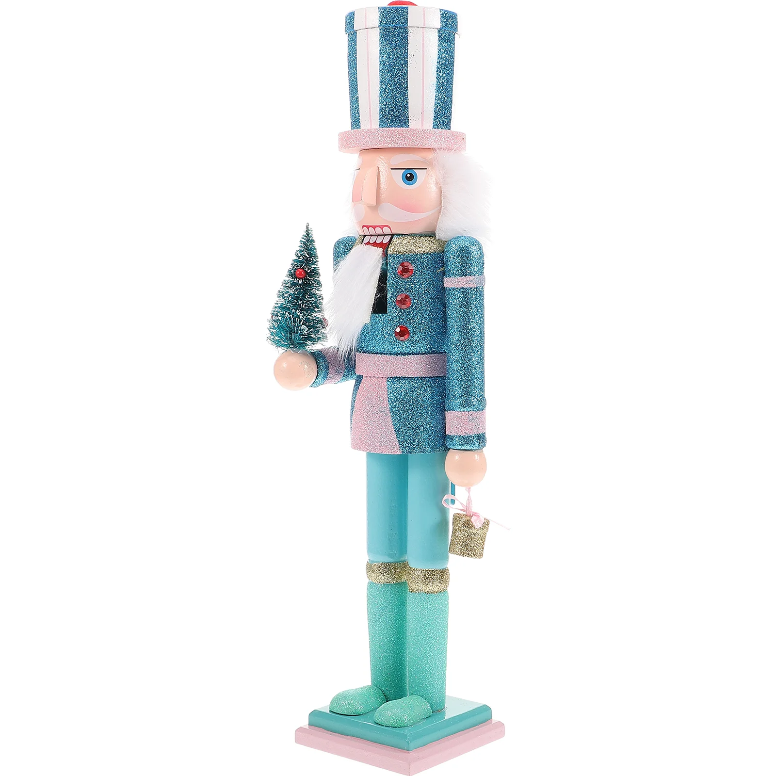 Wooden Nutcracker Soldier Figurine Christmas Desktop Decoration Traditional Nutcracker Miniature Xmas Nutcracker 38.5x10x8cm
Wooden Nutcracker Soldier Figurine Christmas Desktop Decoration Traditional Nutcracker Miniature Xmas Nutcracker 38.5x10x8cm