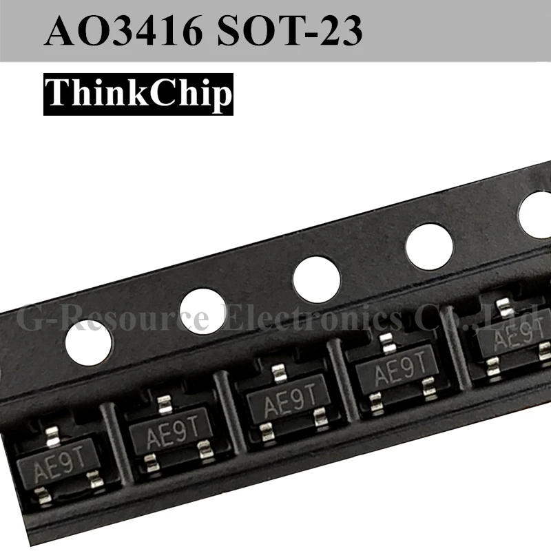 (100 шт.) AO3416 AE9T SOT-23 3416 N-Channel 20V 6.5A (Ta) 1,4 W (Ta) SMD полевой МОП-транзистор
(100 шт.) AO3416 AE9T SOT-23 3416 N-Channel 20V 6.5A (Ta) 1,4 W (Ta) SMD полевой МОП-транзистор