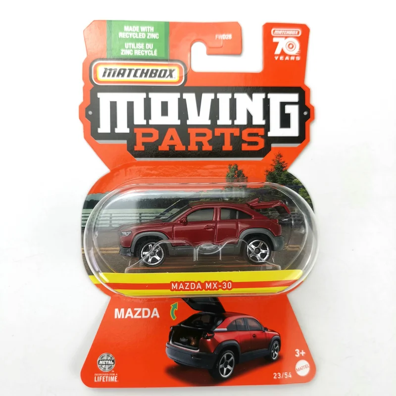 2022 Matchbox Moving Parts 2021 MAZDA MX-30 1/64 Die-cast Collection Model FWD28
2022 Matchbox Moving Parts 2021 MAZDA MX-30 1/64 Die-cast Collection Model FWD28