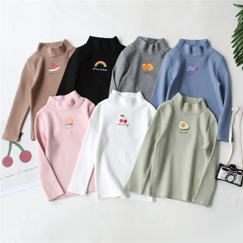 Long-sleeved Baby Kids Cotton T-shirt for Boys and Girls Mid-collar Bottoming Shirts Tops for Children's Warm Clothing 1-10Y
Long-sleeved Baby Kids Cotton T-shirt for Boys and Girls Mid-collar Bottoming Shirts Tops for Children's Warm Clothing 1-10Y