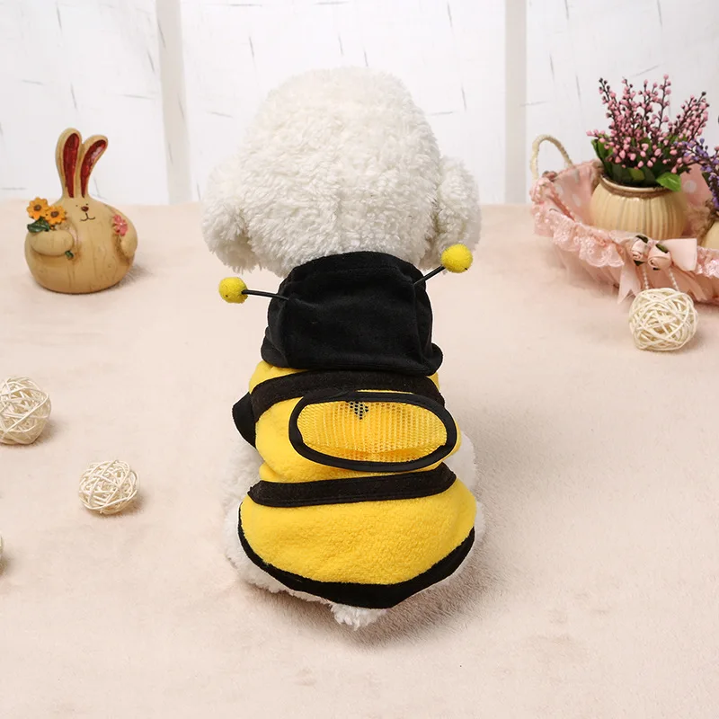 Pet Bee Dog Clothes Cat Cosplay Cat Clothes Dog Hooded Coat Warm Apparel Cat Bee Clothes Dog Puppy Hoodies Funny Coats For Pet
Pet Bee Dog Clothes Cat Cosplay Cat Clothes Dog Hooded Coat Warm Apparel Cat Bee Clothes Dog Puppy Hoodies Funny Coats For Pet