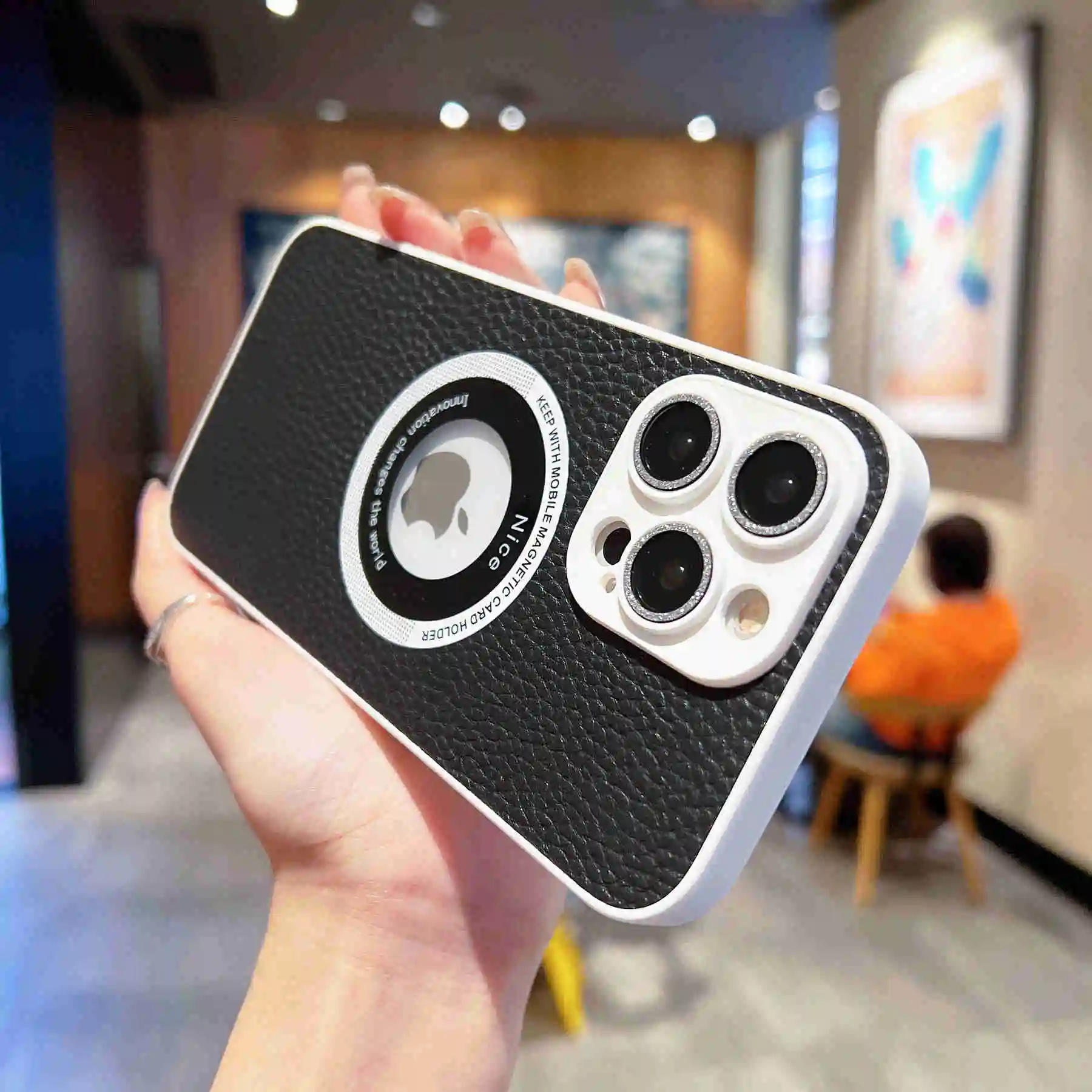 Luxury Premium Leather Magsafe Case For IPhone 12 Pro Max 13 Pro 14 Pro Max Plus camera Lens film Protector Logo Hole Cover
Luxury Premium Leather Magsafe Case For IPhone 12 Pro Max 13 Pro 14 Pro Max Plus camera Lens film Protector Logo Hole Cover