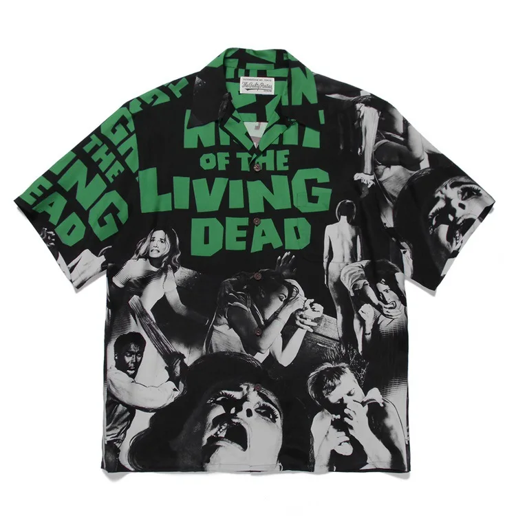 Japan Style Guiltyparties 22SS Night of The Hawaiian Printed Short Sleeve for Men Loose Shirt Summer Casual High Street
Japan Style Guiltyparties 22SS Night of The Hawaiian Printed Short Sleeve for Men Loose Shirt Summer Casual High Street