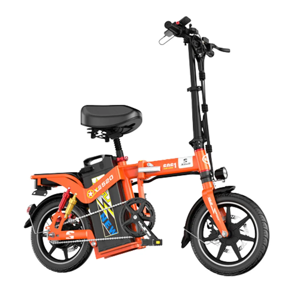 

14 Inches Electric Bicycle Lithium Battery Vehicle Men And Women Adult Fold Ultralight Portable Valet Driving