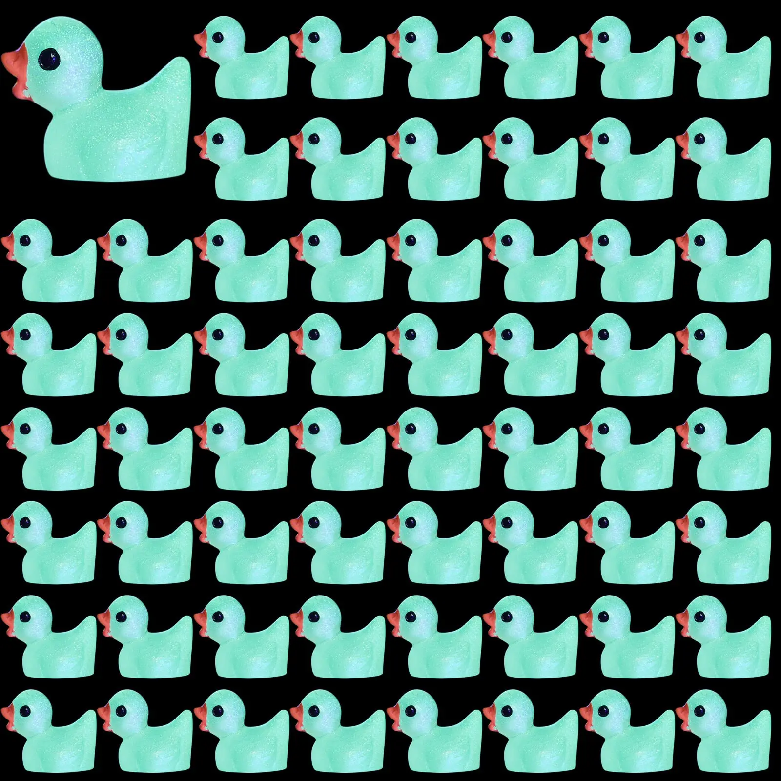 50PCS Resin Glow in The Dark Duck Miniature Mini Glowing Duckies for Crafts, Succulent Planter, Moss Landscape DIY Terrarium
50PCS Resin Glow in The Dark Duck Miniature Mini Glowing Duckies for Crafts, Succulent Planter, Moss Landscape DIY Terrarium