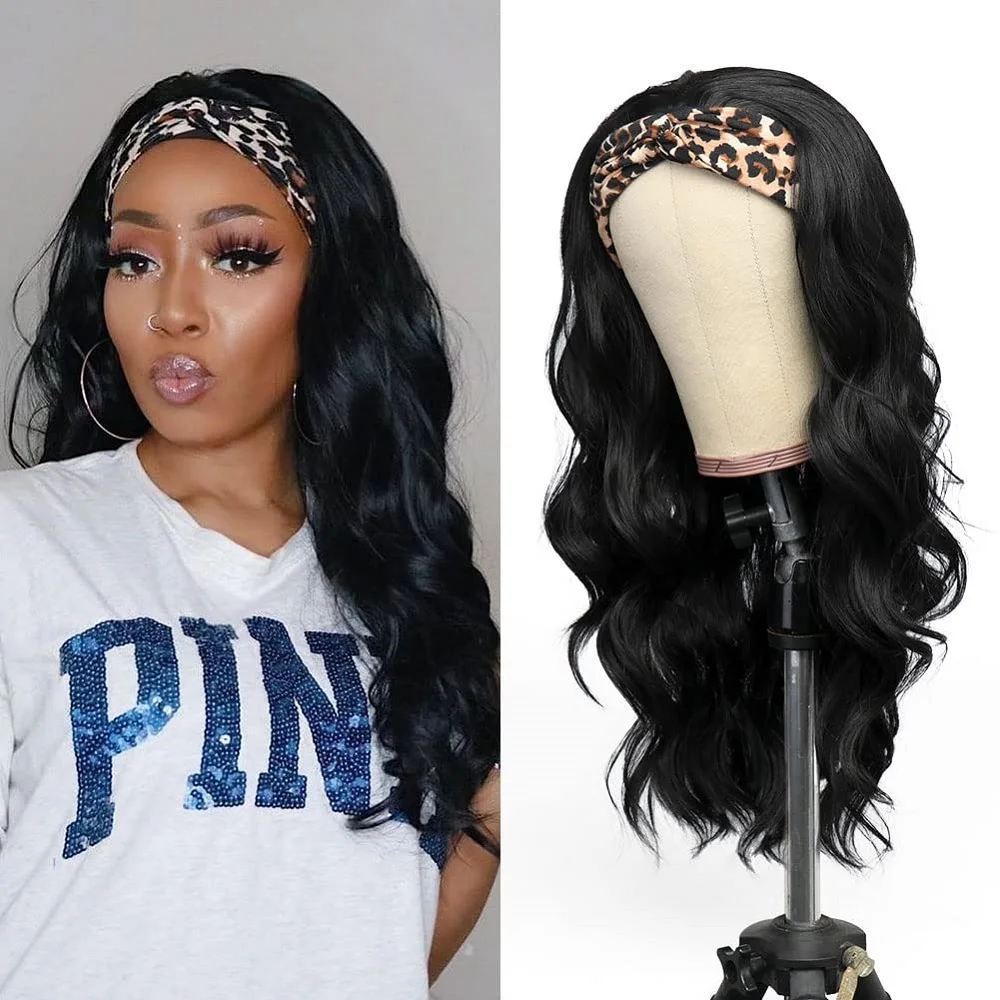 Body Wave Headband wigs for Black Women Black color Long Body wavy Synthetic weaving Machine Made Headband wigs with Daily use
Body Wave Headband wigs for Black Women Black color Long Body wavy Synthetic weaving Machine Made Headband wigs with Daily use