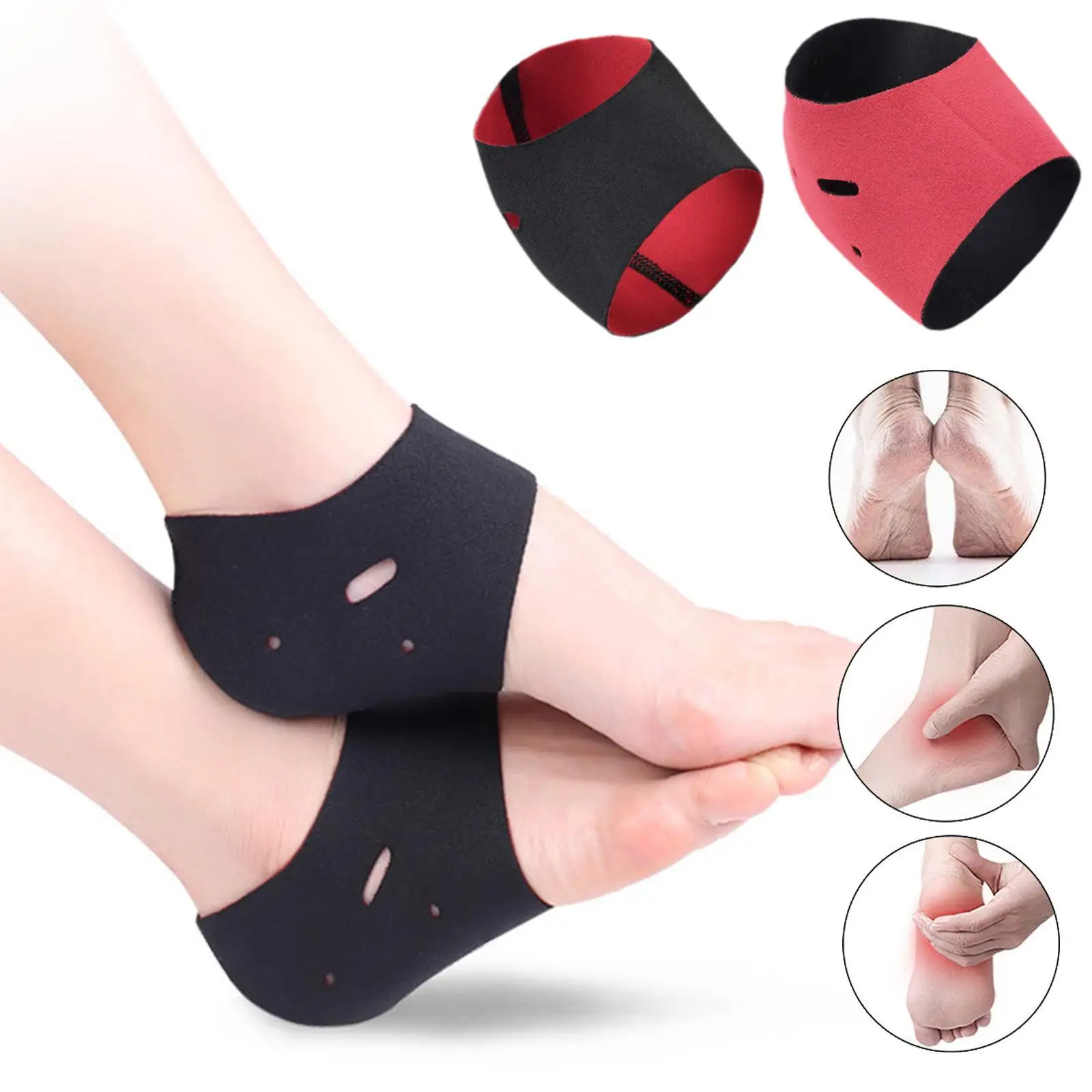 1 Pair Moisturising Heel Socks Breathable Heel Protectors Sports Ankle Guard Heel Wear with Hole Foot Guard Feet Pain Health
1 Pair Moisturising Heel Socks Breathable Heel Protectors Sports Ankle Guard Heel Wear with Hole Foot Guard Feet Pain Health