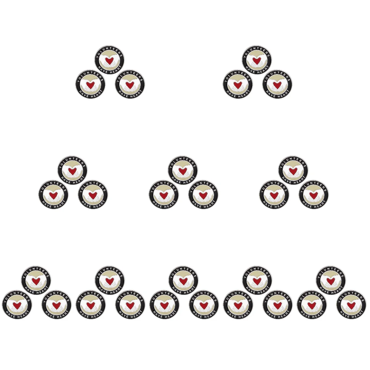 30 Pcs Round Brooches Volunteer Brooch Volunteer Appreciation Gifts Heart Lapel Pin Volunteer Gift Favor Heart Enamel Pin
30 Pcs Round Brooches Volunteer Brooch Volunteer Appreciation Gifts Heart Lapel Pin Volunteer Gift Favor Heart Enamel Pin