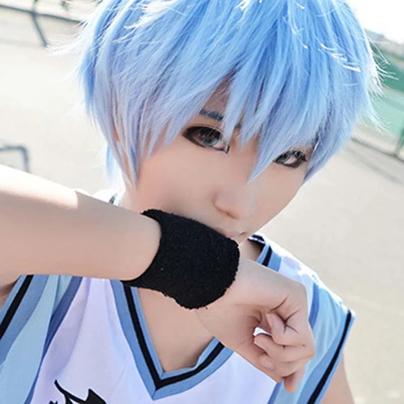 Парики для косплея Kuroko no Basuke Seirin Tetsuya мужские и женские короткие синтетические