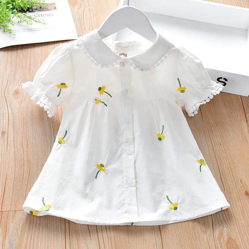 Summer Shirts for Girls New Kids Blouses Girls Clothing Casual Short Sleeved Shirt Fashion Baby Top Cardigan Blouses Children's
Summer Shirts for Girls New Kids Blouses Girls Clothing Casual Short Sleeved Shirt Fashion Baby Top Cardigan Blouses Children's