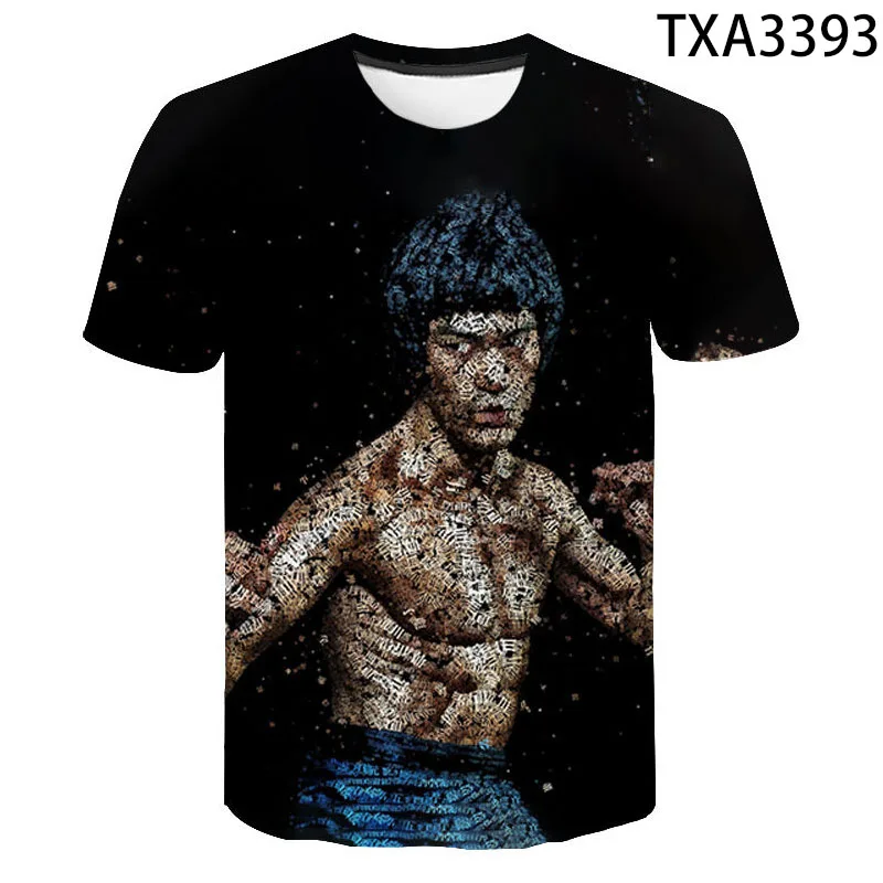 Bruce Lee 3D Print T Shirt Men Women Summer Fashion Street Hip Hop Sports Short Sleeve Boys Girls Hippie Oversized Tops
Bruce Lee 3D Print T Shirt Men Women Summer Fashion Street Hip Hop Sports Short Sleeve Boys Girls Hippie Oversized Tops