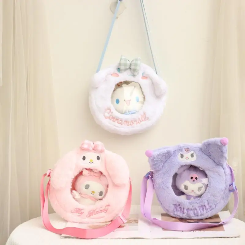 20Cm Sanrios Plush Kawaii Kuromi Cartoon Cinnamoroll Anime Mymelody Cute Soft Doll Round Matryoshka Messenger Bag Toys for Grils
20Cm Sanrios Plush Kawaii Kuromi Cartoon Cinnamoroll Anime Mymelody Cute Soft Doll Round Matryoshka Messenger Bag Toys for Grils