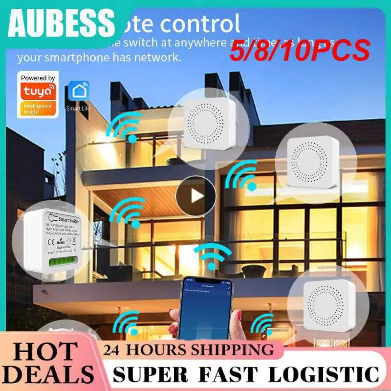 5/8/10PCS Tuya Wifi Switches 10a 16a Support 2-way Control Mini Breaker Module Diy Smart Home
5/8/10PCS Tuya Wifi Switches 10a 16a Support 2-way Control Mini Breaker Module Diy Smart Home