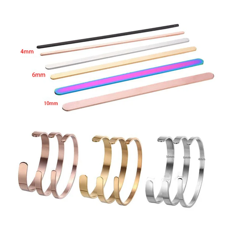 5pcs Stainless Steel Engraveable Flat Bracelet Bangle Open Cuff Blanks Accept Wholesale
5pcs Stainless Steel Engraveable Flat Bracelet Bangle Open Cuff Blanks Accept Wholesale