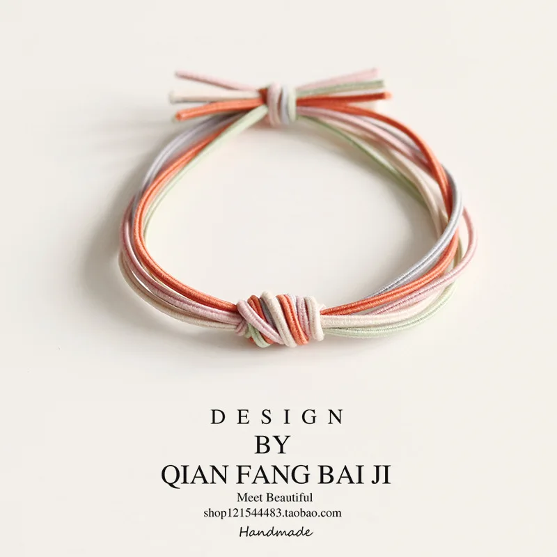 1PCS Hand Knotted Hair Tie Hair Rope Headdress Head Rope Women's Simple Rubber Band
1PCS Hand Knotted Hair Tie Hair Rope Headdress Head Rope Women's Simple Rubber Band