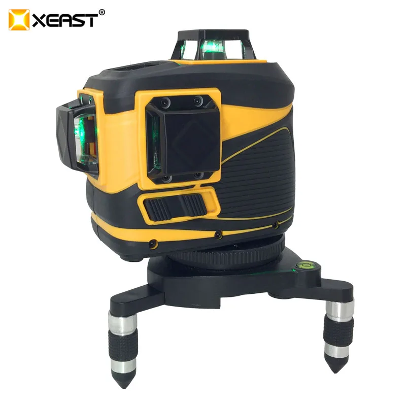 XEAST XE-12A 12 Lines 3D Green laser level Self-Leveling 360 Horizontal And Vertical Cross green Laser Beam With Tilt&Outdoor
XEAST XE-12A 12 Lines 3D Green laser level Self-Leveling 360 Horizontal And Vertical Cross green Laser Beam With Tilt&Outdoor