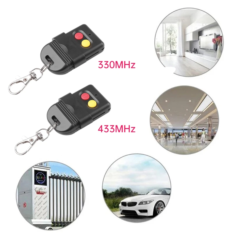 

330mhz Remote Control 8 Dip Switch Auto Gate Duplicate Remote Control for SMC5326 Garage Door 433mhz Garage Door Duplicator