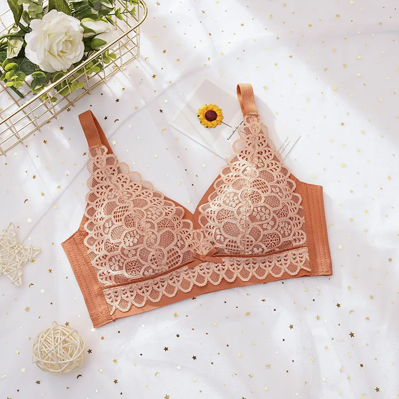 Underwear For Women Thin Sexy Lace Bras Without Rims Large Size Underwear Comfortable Gathered High Quality Bra Free Shipping
Underwear For Women Thin Sexy Lace Bras Without Rims Large Size Underwear Comfortable Gathered High Quality Bra Free Shipping