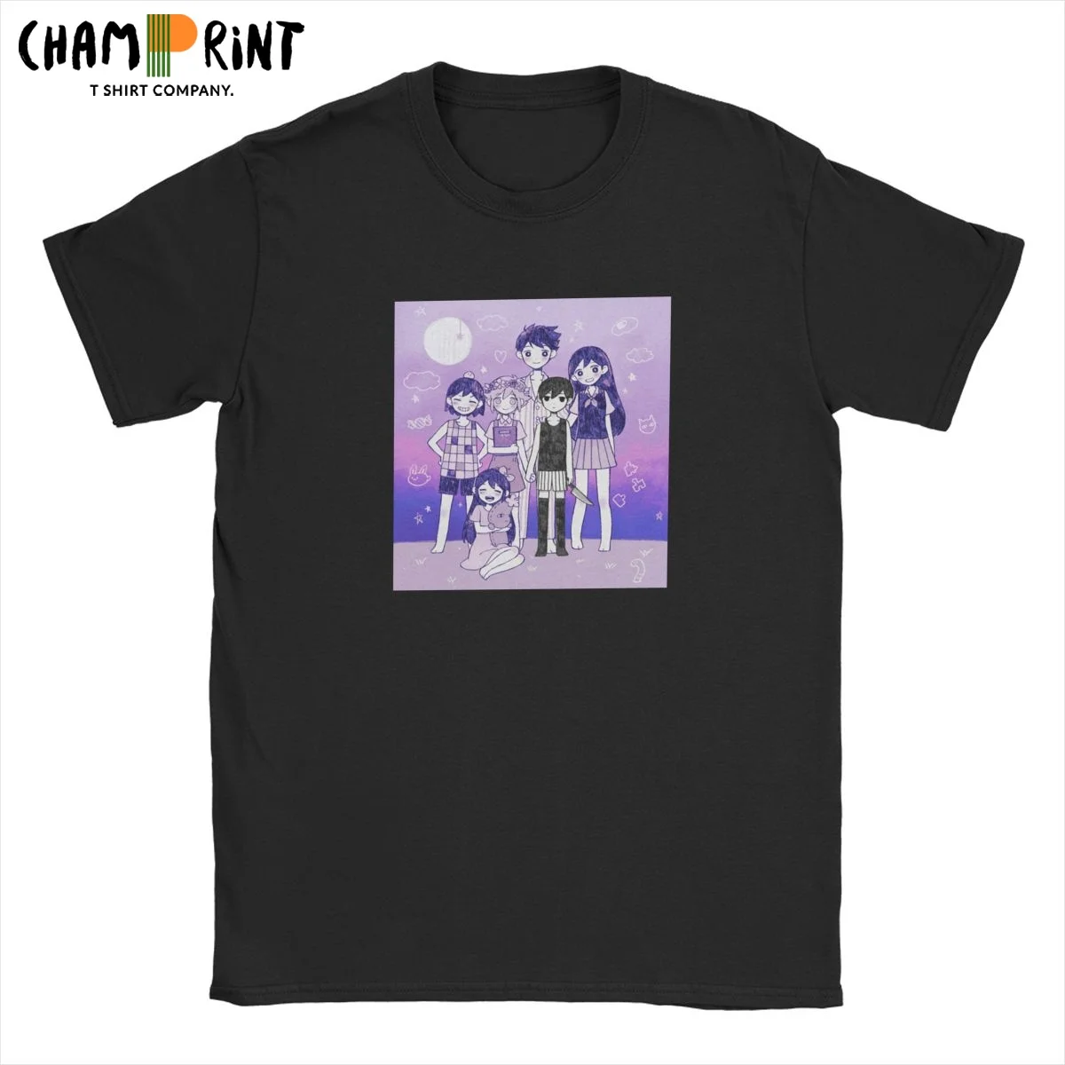 Omori Anime T-Shirt Men Video Game Novelty Pure Cotton Tee Shirt Round Collar Short Sleeve T Shirts Plus Size Clothing
Omori Anime T-Shirt Men Video Game Novelty Pure Cotton Tee Shirt Round Collar Short Sleeve T Shirts Plus Size Clothing