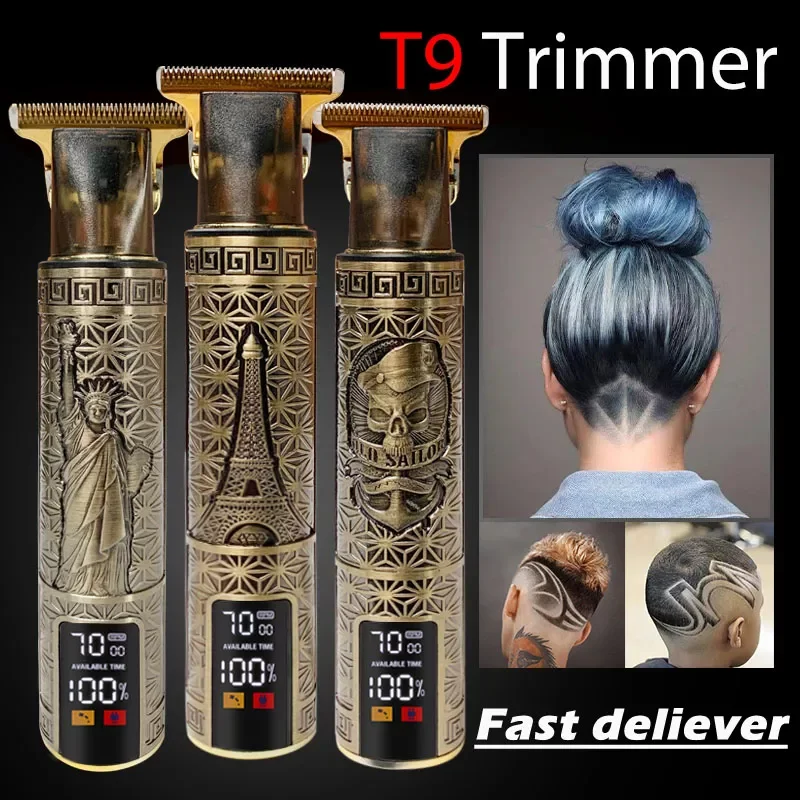 T Hair Clipper Close to 0mm hair Trimmer For Men Barber Tools LCD Display Cutting Machine Men's Shaver Rechargeable Cordless
T Hair Clipper Close to 0mm hair Trimmer For Men Barber Tools LCD Display Cutting Machine Men's Shaver Rechargeable Cordless