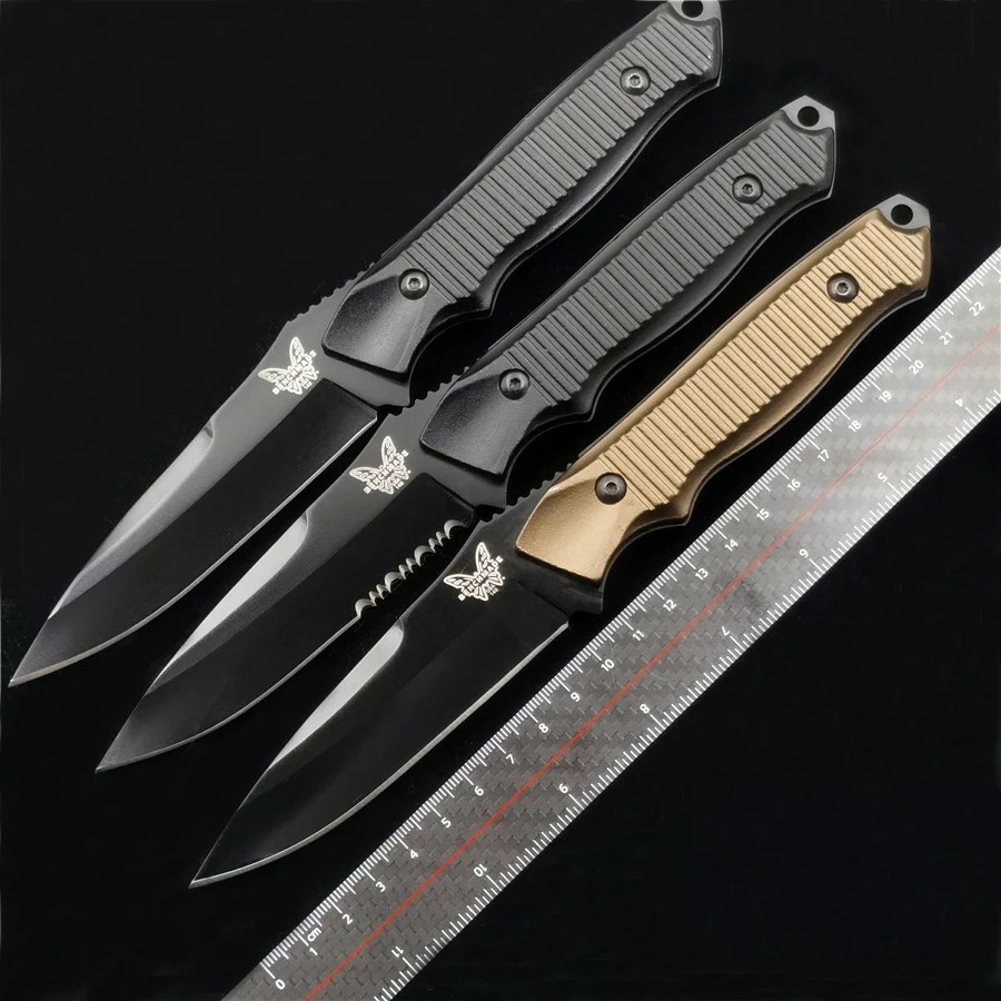 Outdoor Tactical BENCHMADE 140BK Fixed Blade Knife Hunting Tactics Self-defense Camping Straight Knives
Outdoor Tactical BENCHMADE 140BK Fixed Blade Knife Hunting Tactics Self-defense Camping Straight Knives
