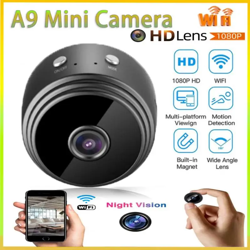A9 Mini Surveillance Cameras With Wifi 1080p Hd Mini Camera Sensor Night Vision Camcorder Web Video Surveillance Smart Life Home
A9 Mini Surveillance Cameras With Wifi 1080p Hd Mini Camera Sensor Night Vision Camcorder Web Video Surveillance Smart Life Home